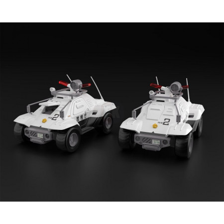 Mobile Police Patlabor Plastic Model Kits 1/43 2-Pack Type 98 Command Vehicle 4 cm